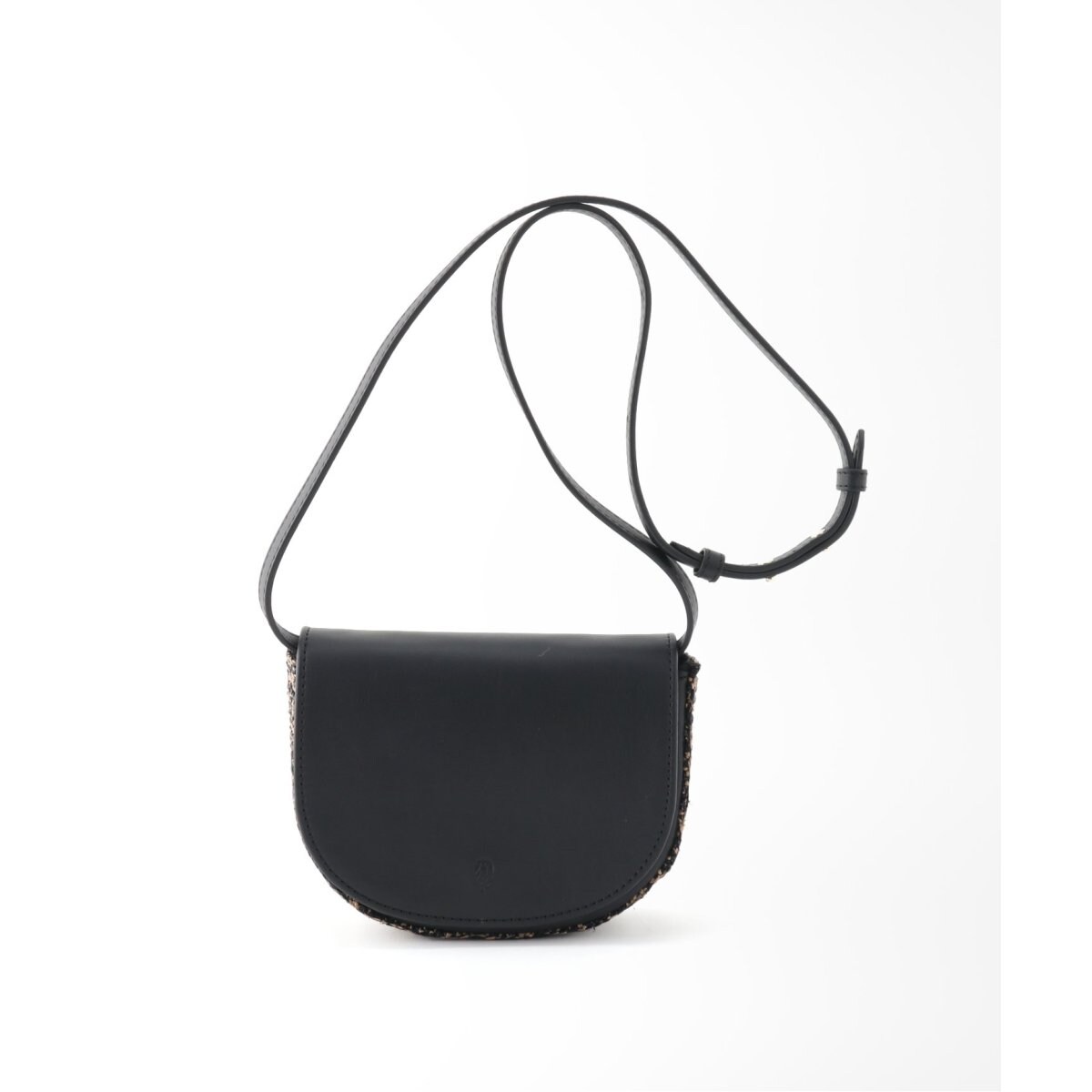 美品」ブラックオーバルショルダーバッグ HELEN KAMINSKI 袋付き Helen