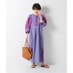 SARA MALLIKA/サラマリカ】コットンリネン HEAVY EMB ワンピース  