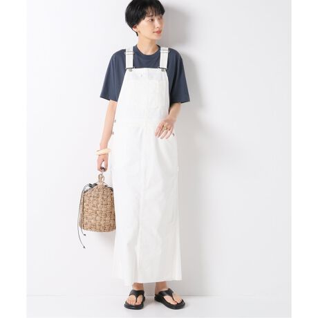 UNION LAUNCH/ユニオンランチ】スーピマデニムオーバーオールドレス  