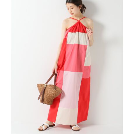 Bird&Knoll/バードアンドノール】 INDY MAXI PACHWORK ワンピース 
