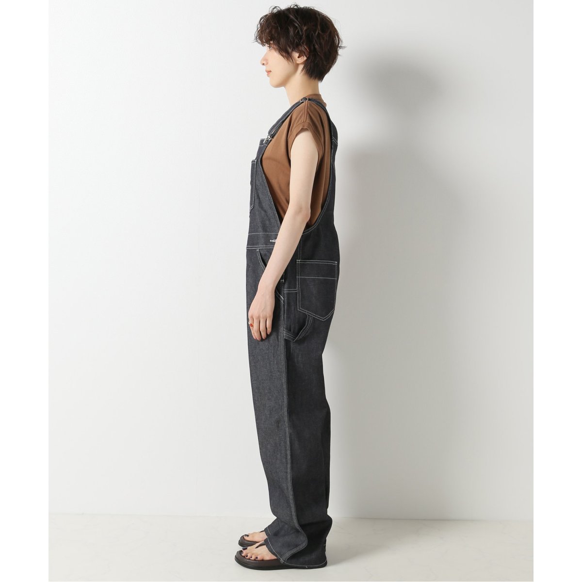 UNION LAUNCH/ユニオンランチ】スーピマデニムオーバーオール