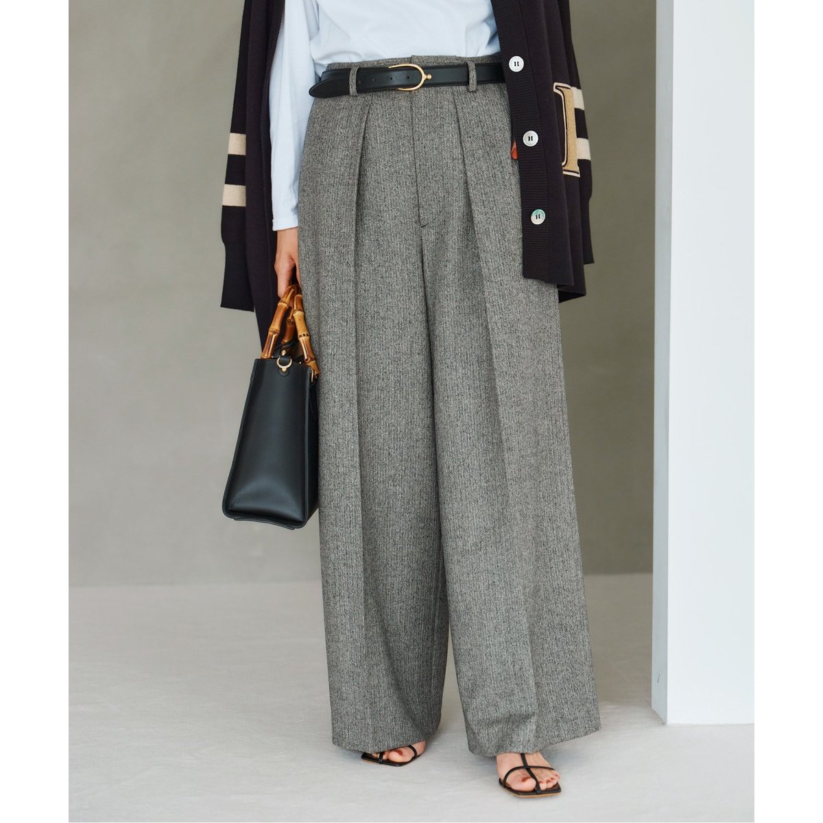 ストレッチツィードタックバギーパンツ | イエナ(IENA) | マルイウェブ