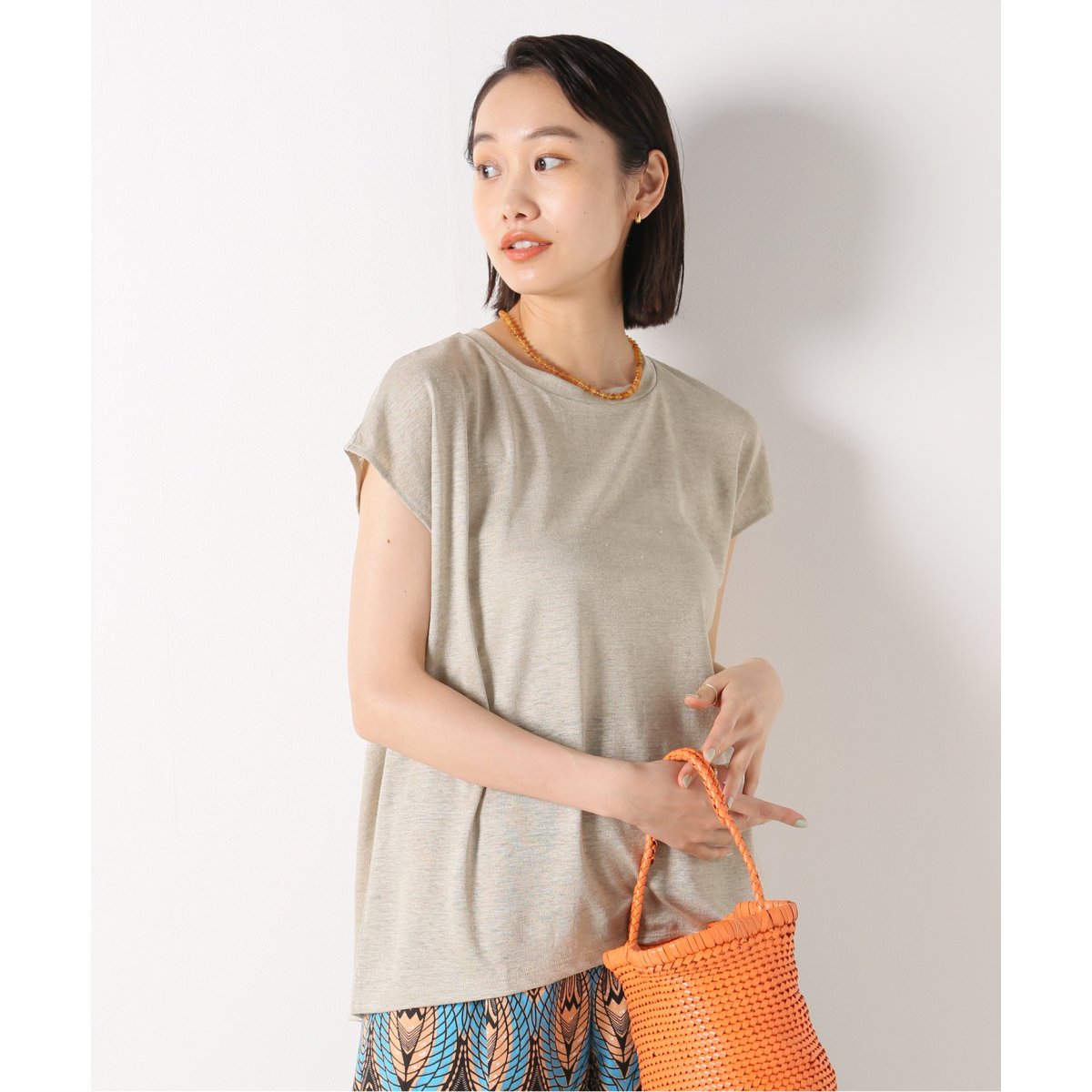 リネンフレンチスリーブTシャツ | イエナ(IENA) | マルイウェブチャネル