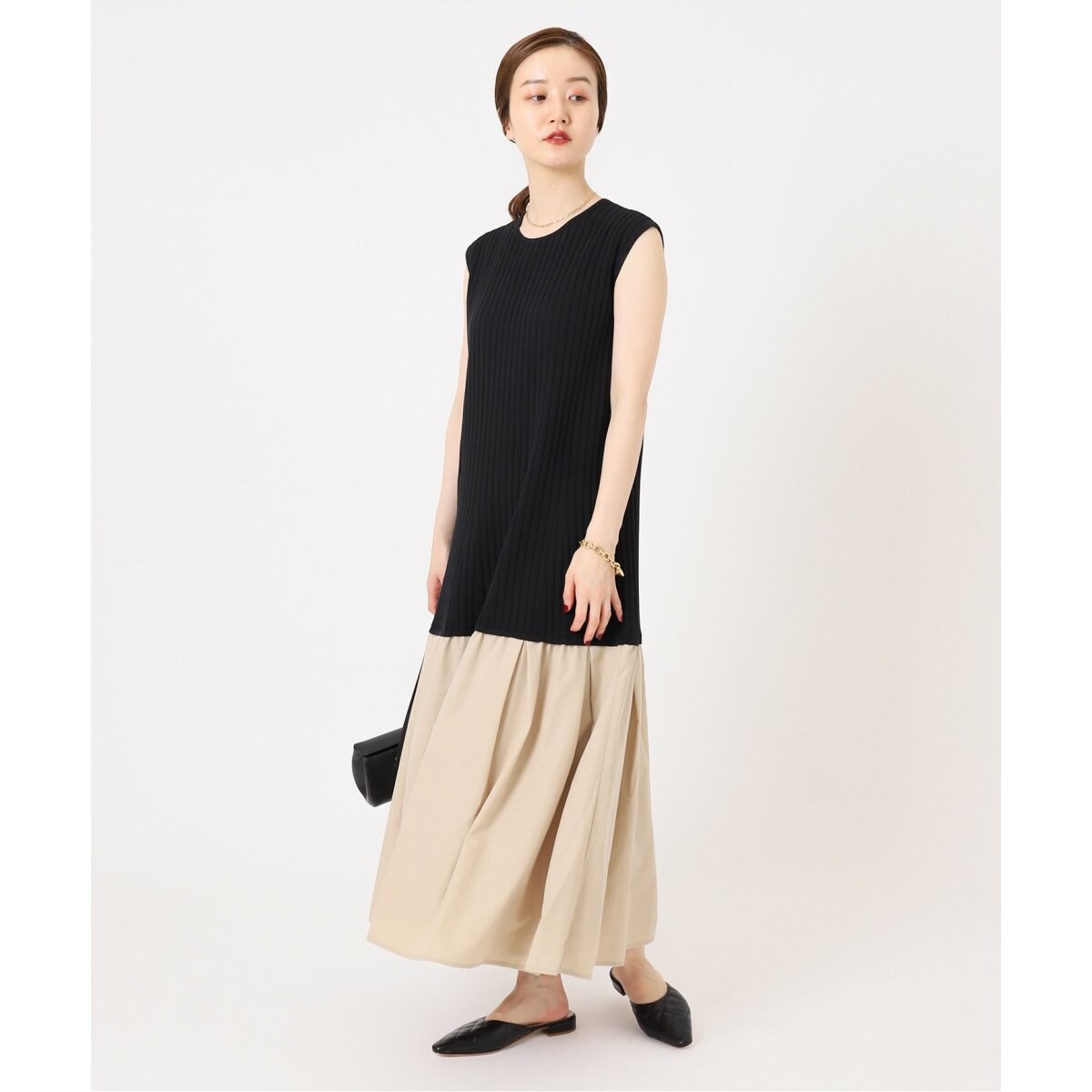 新品！IENAワンピース 新品 iena イエナ ドットフリルワンピース 38