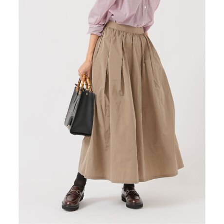 IENA イエナ シャンタンギャザーフレアスカート サイズ34 ◇新品タグ付  