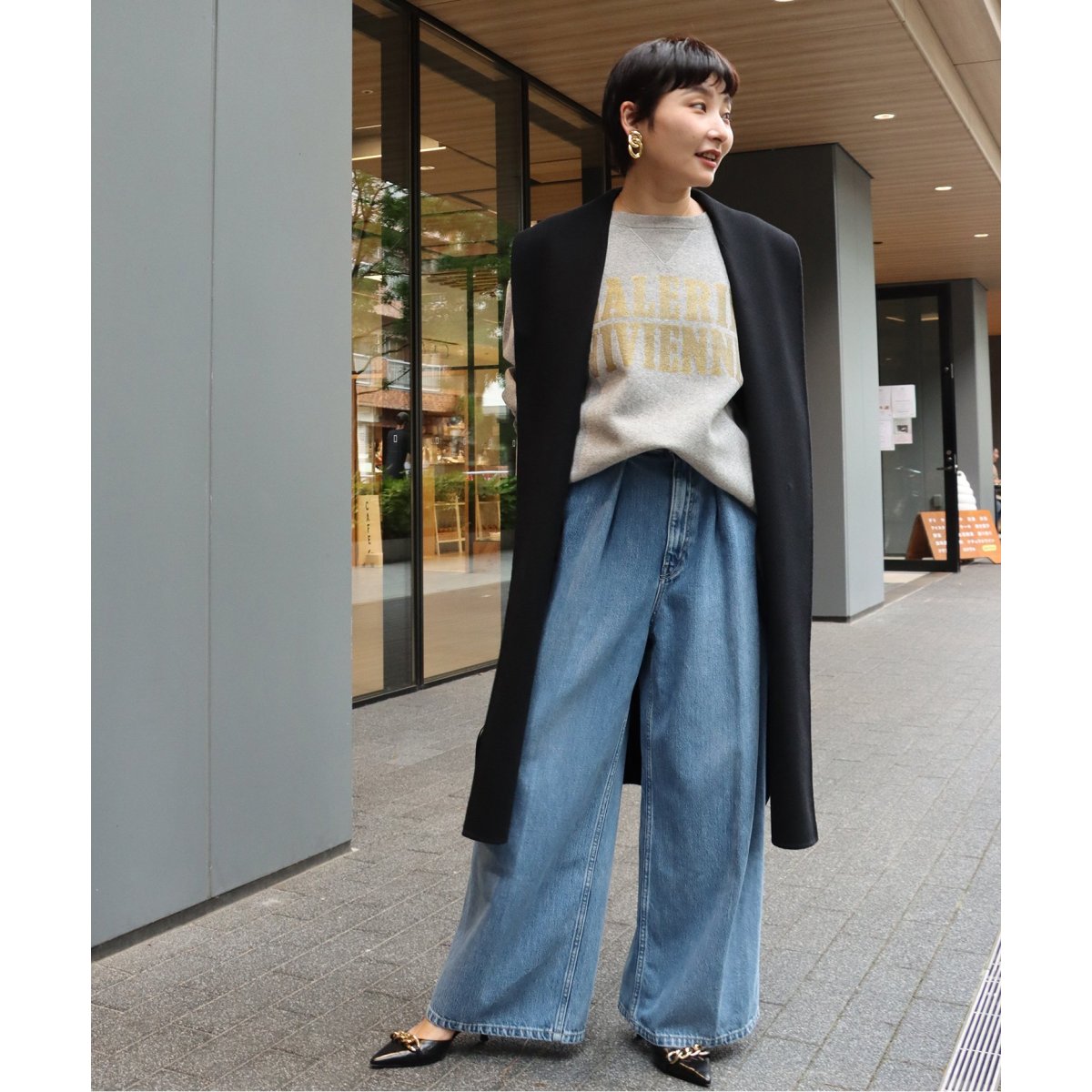 美品⭐︎IENAダブルフェイスデザインベスト