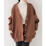 パールボタン ミラノリブVネックカーディガン | イエナ(IENA) | マルイ 