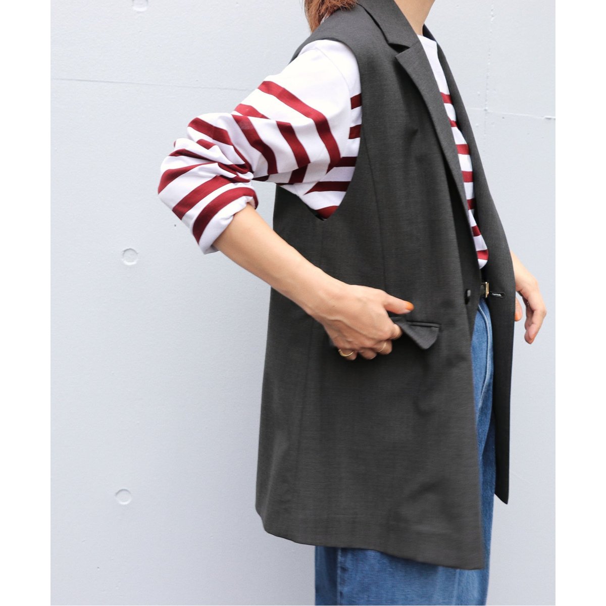 美品♡22年✨️IENA イエナ ダブルブレスト ジレ ベスト ダブルブレスト ベスト | イエナ(IENA) | マルイウェブチャネル