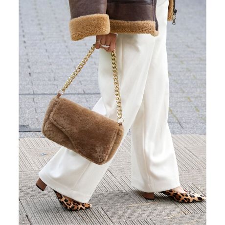 ATP ATELIER】Cavour Ivory Shearling ハンドバッグ | イエナ(IENA 
