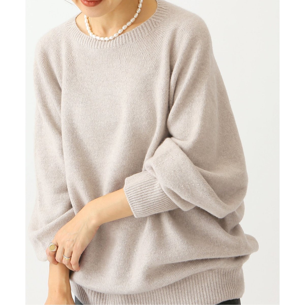 IENA カシミヤシルク混コクーンニット ナチュラル カシミヤシルク混コクーンニット | イエナ(IENA) | マルイウェブ