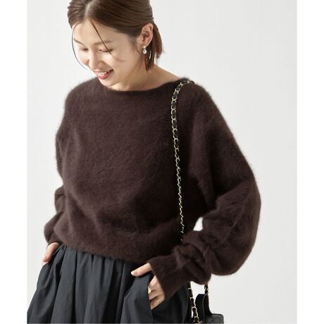 フォックスカシミヤ ボートネックプルオーバー | イエナ(IENA  