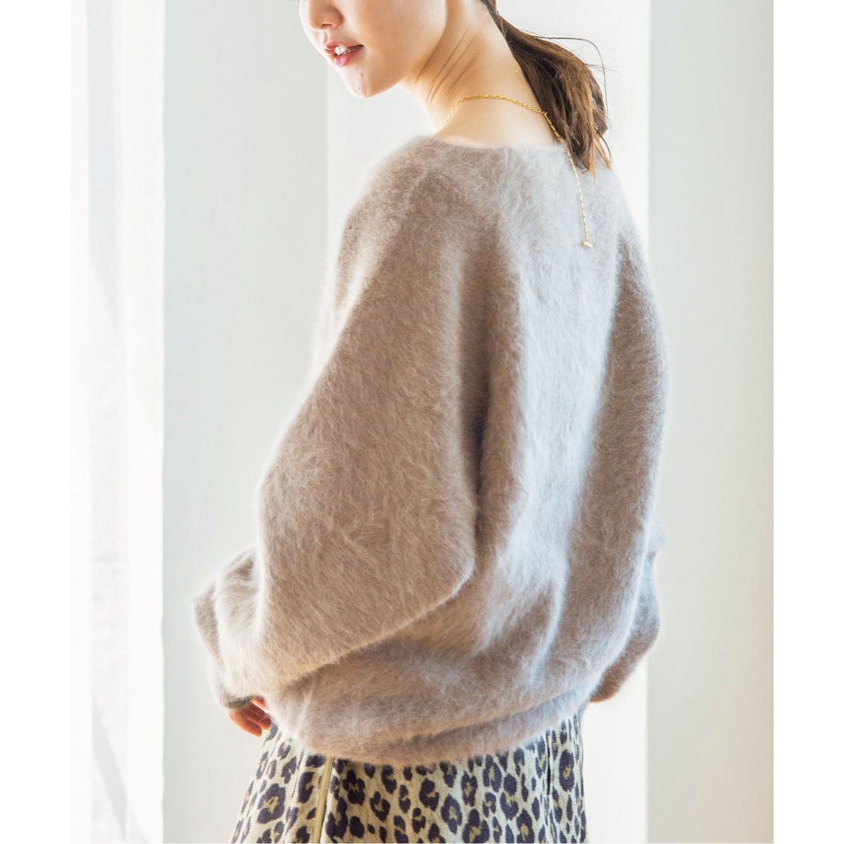 フォックスカシミヤ ボートネックプルオーバー | イエナ(IENA