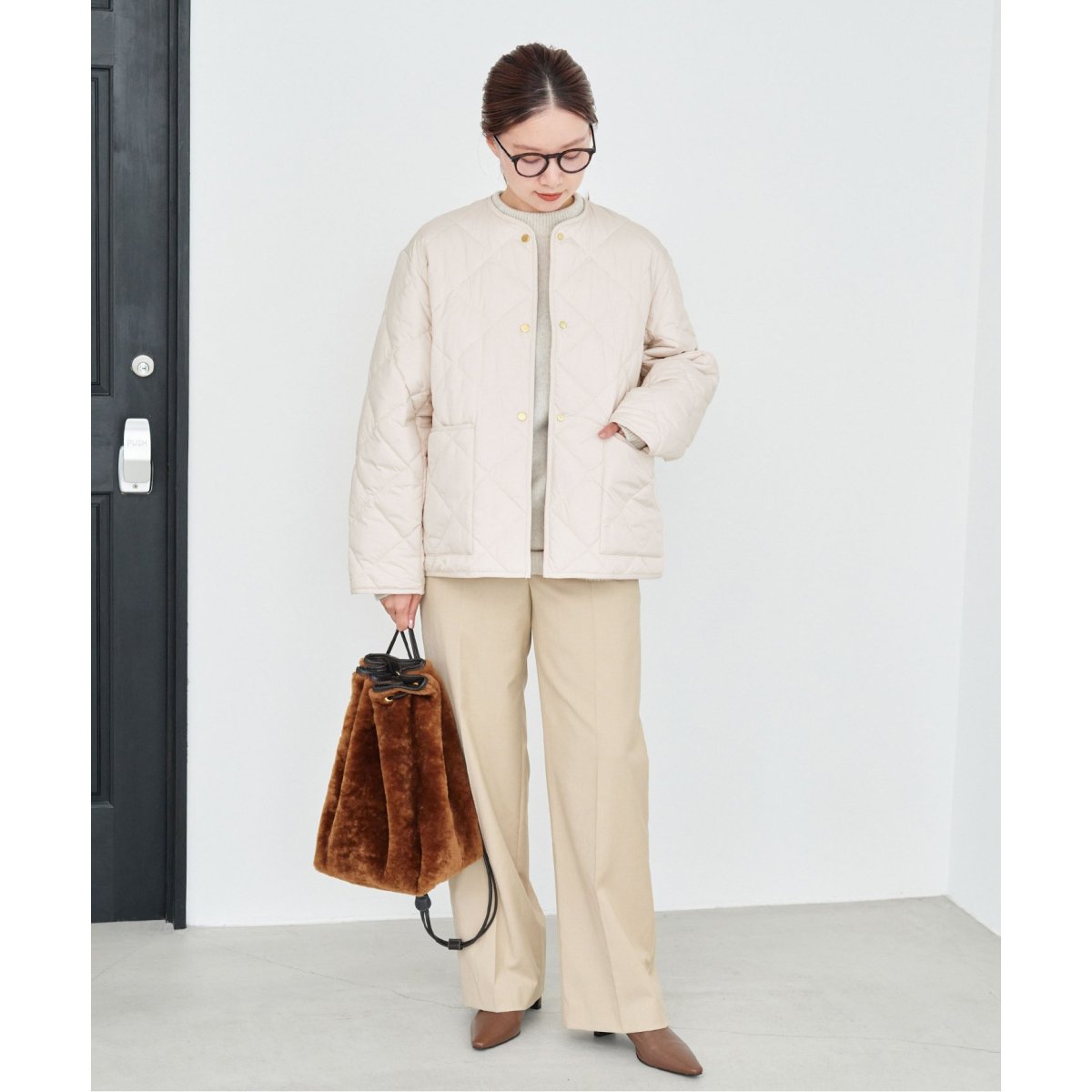 値下げIENAイエナ　キルティング カラーレスジャケット キルティング カラーレスジャケット | イエナ(IENA) | マルイウェブ