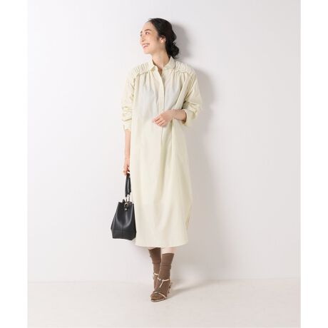 IENA サテンタックフリルワンピース 新品 （IENA(イエナ) / 24SS 