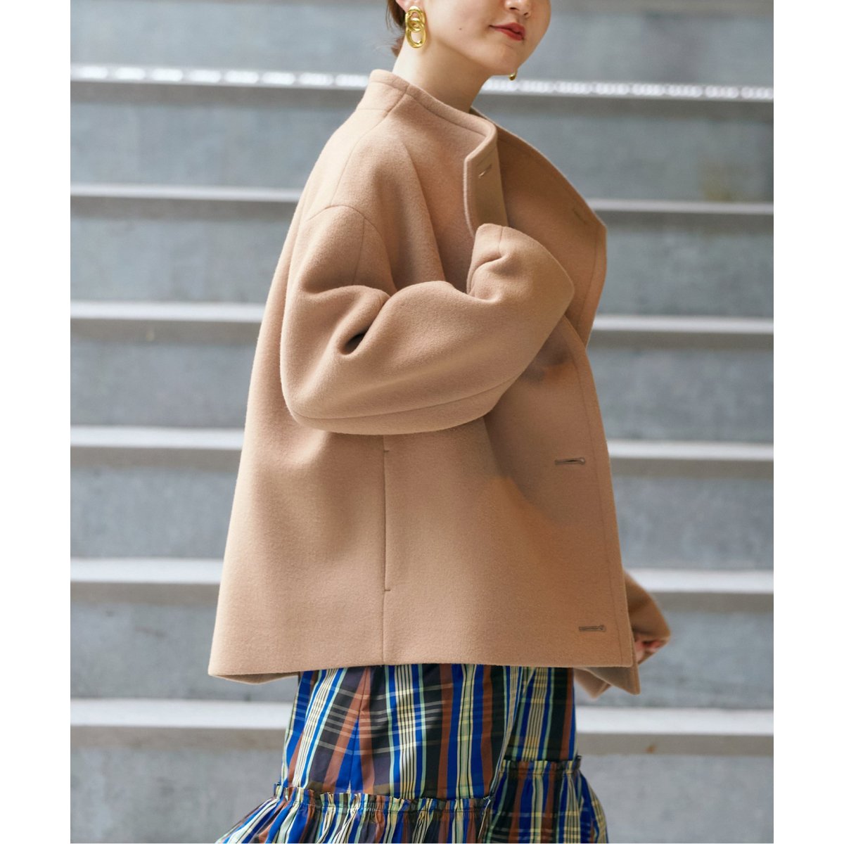 スタンドカラーショートコート | イエナ(IENA) | マルイウェブチャネル