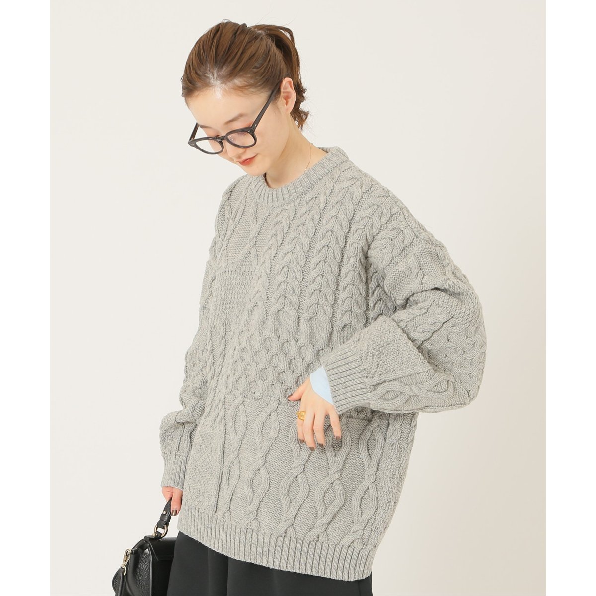 Oldderby Knitwear】アランケーブルニット | イエナ(IENA