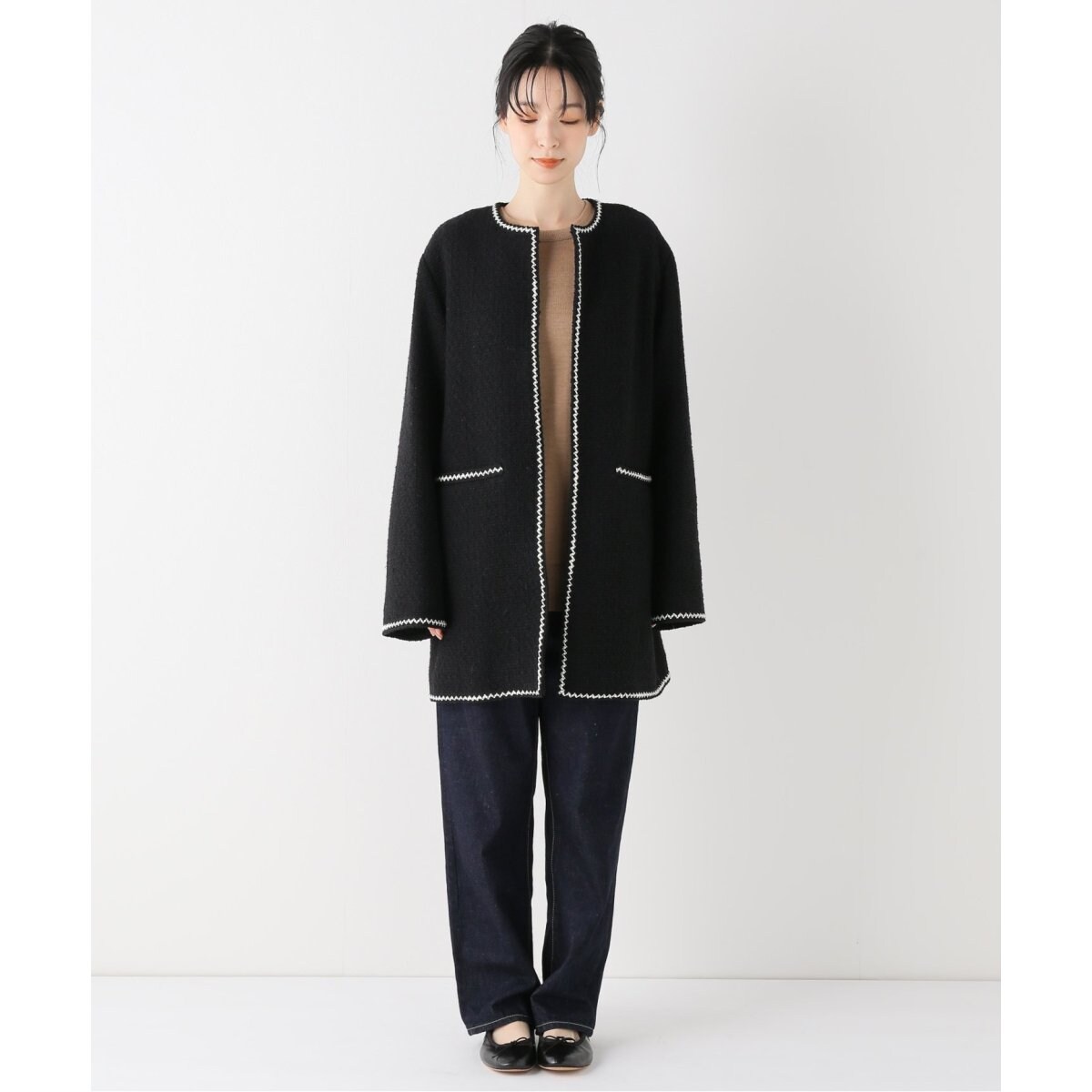 IENA - 【コウ】IENA NALYA Tweed トリミングコート NALYA Tweed トリミングコート | イエナ(IENA) | マルイウェブ