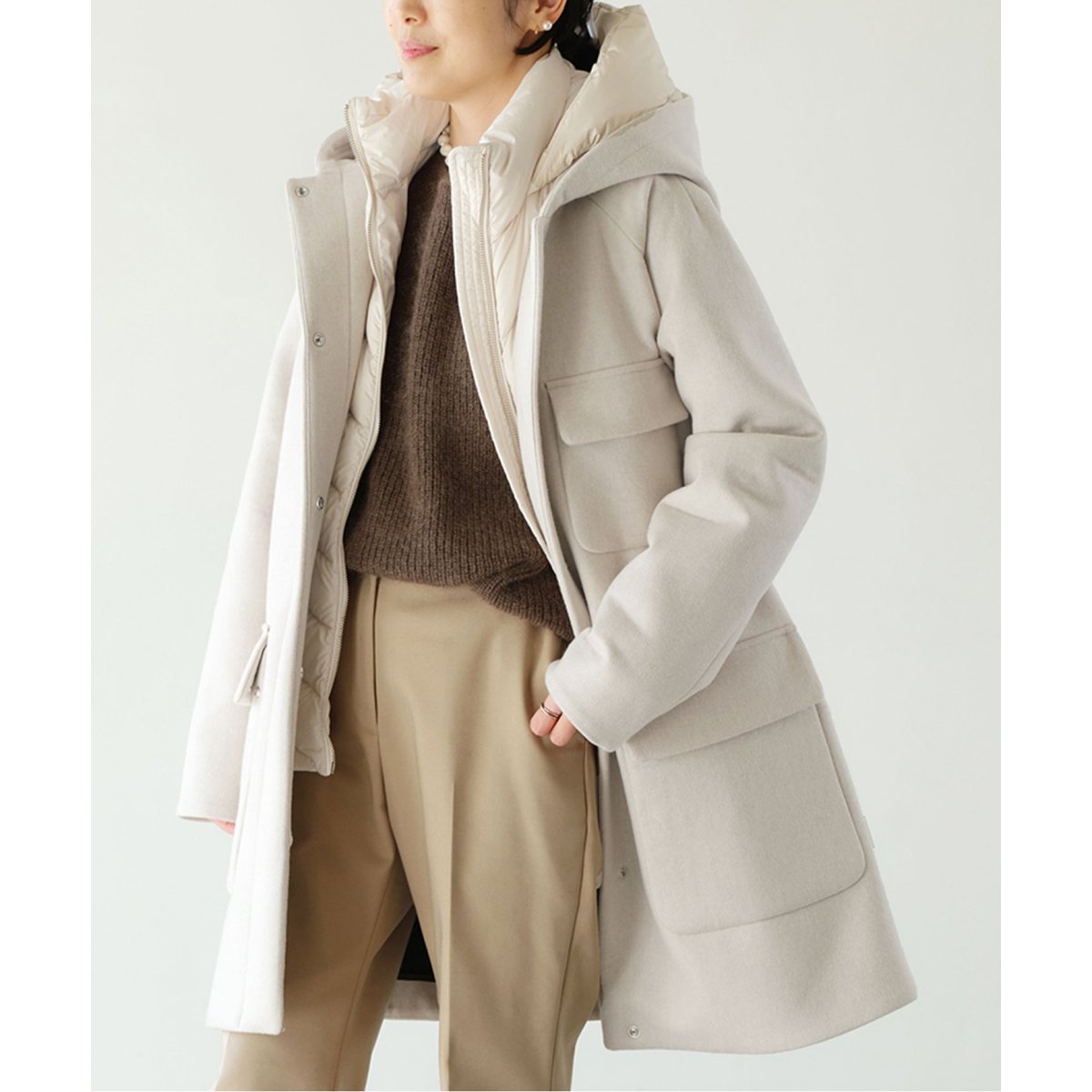 WOOLRICH/ウールリッチ】SIDELINE 2in1ダウン フードコート | イエナ