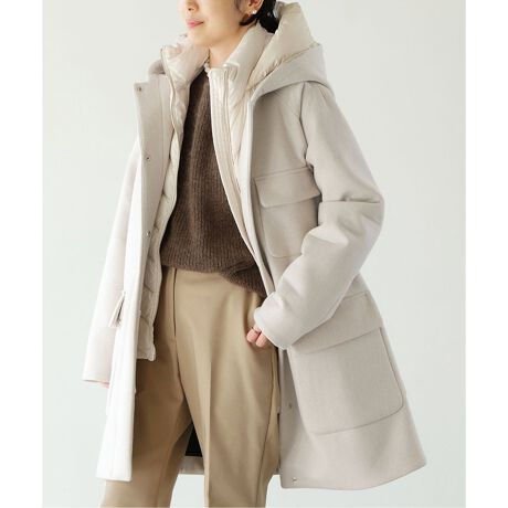 WOOLRICH/ウールリッチ】SIDELINE 2in1ダウン フードコート | イエナ 