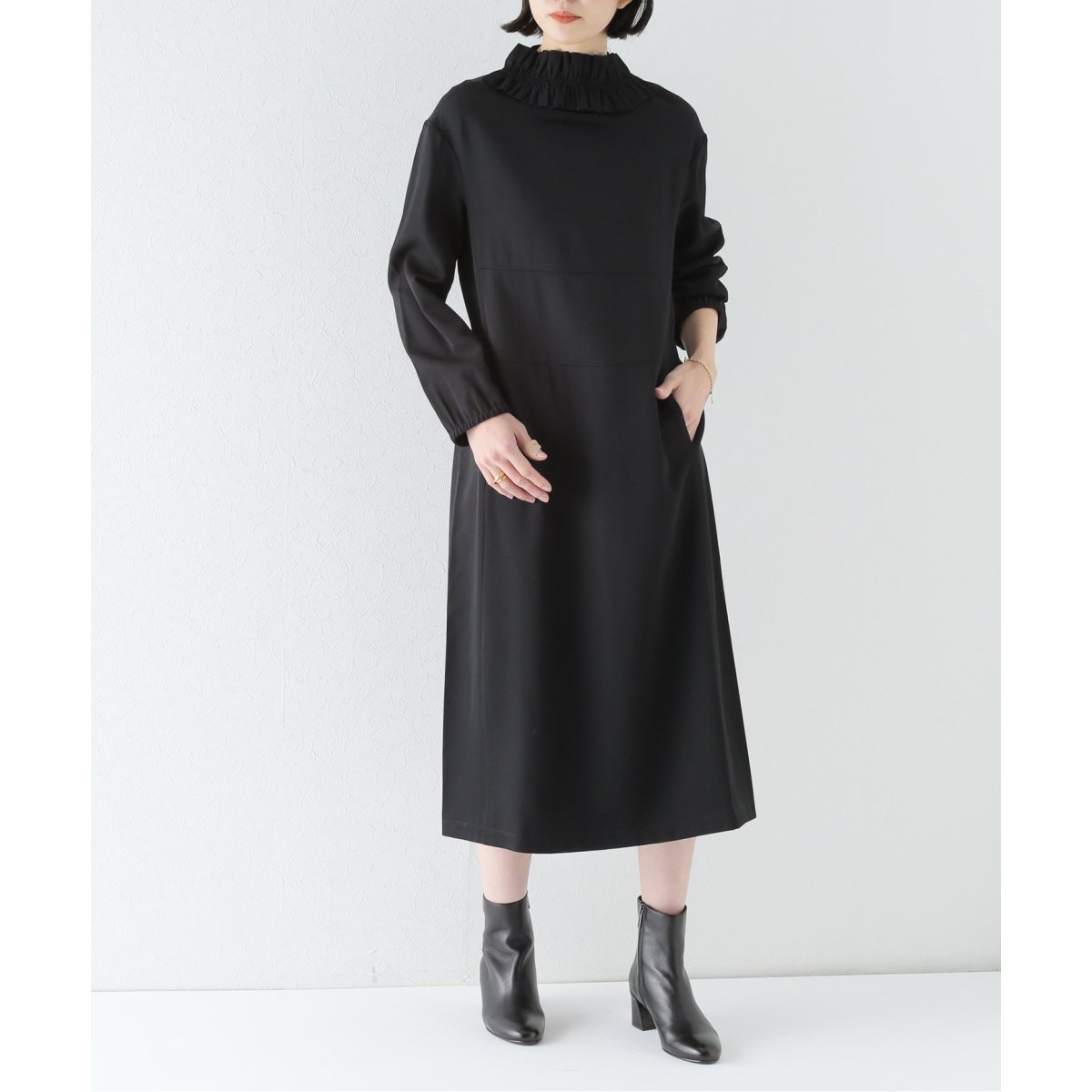 SARA LANZI/サラ・ランツィ】2WAY WOOL DRESS | イエナ(IENA