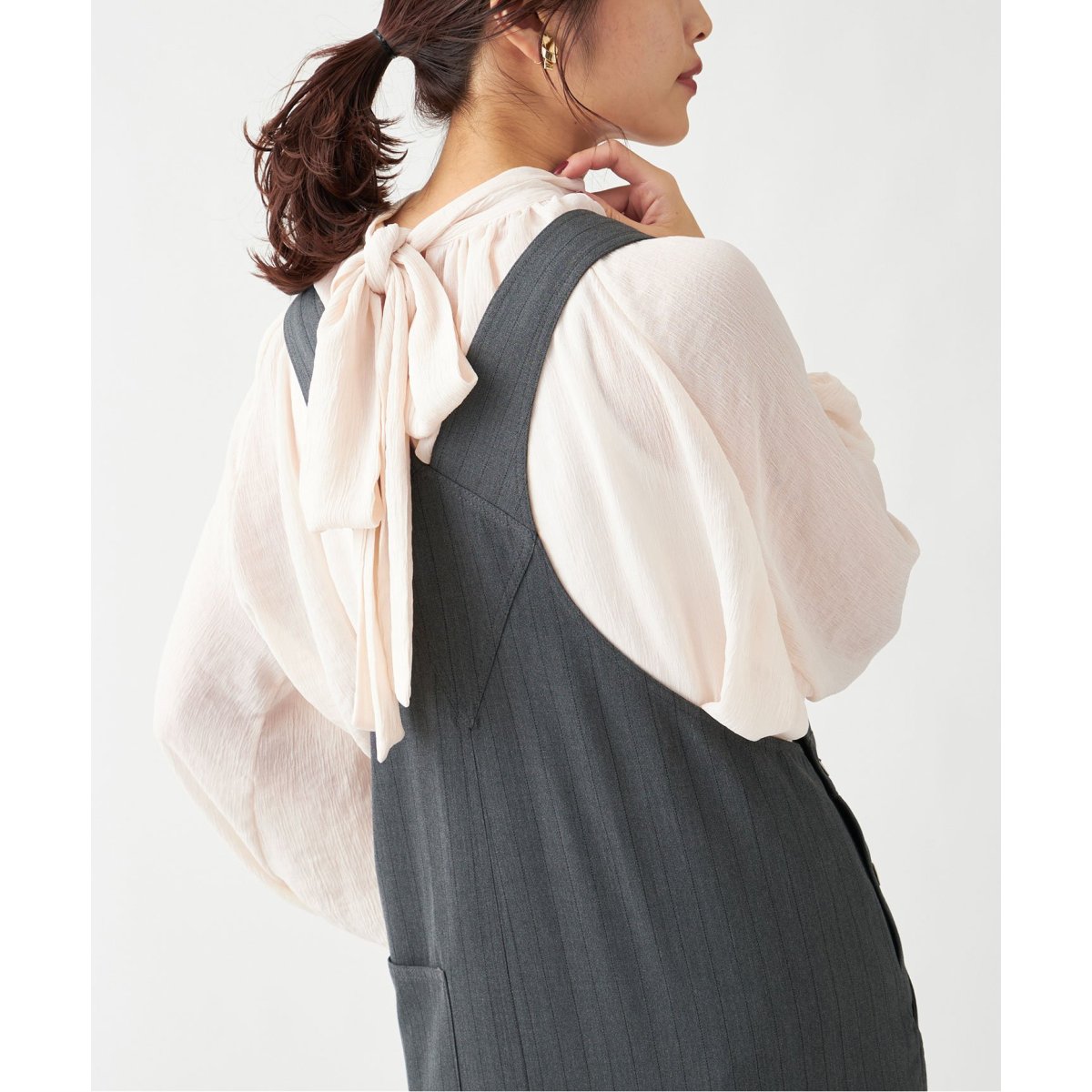 Crepeバックボウブラウス Crepeバックボウブラウス | イエナ(IENA) | マルイウェブチャネル