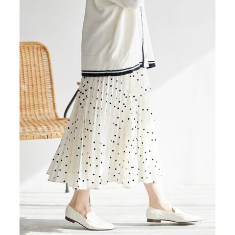 追加》ランダムドットプリーツスカート | イエナ(IENA) | マルイウェブ  