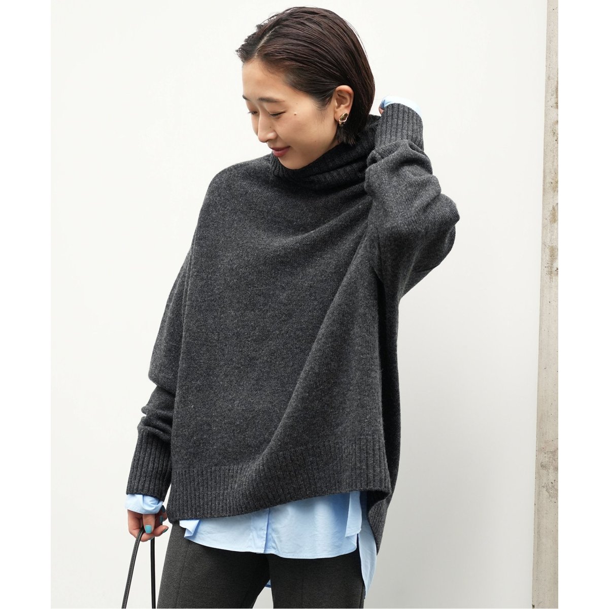 AQUAハイネックワイドプルオーバー | イエナ(IENA) | マルイウェブチャネル