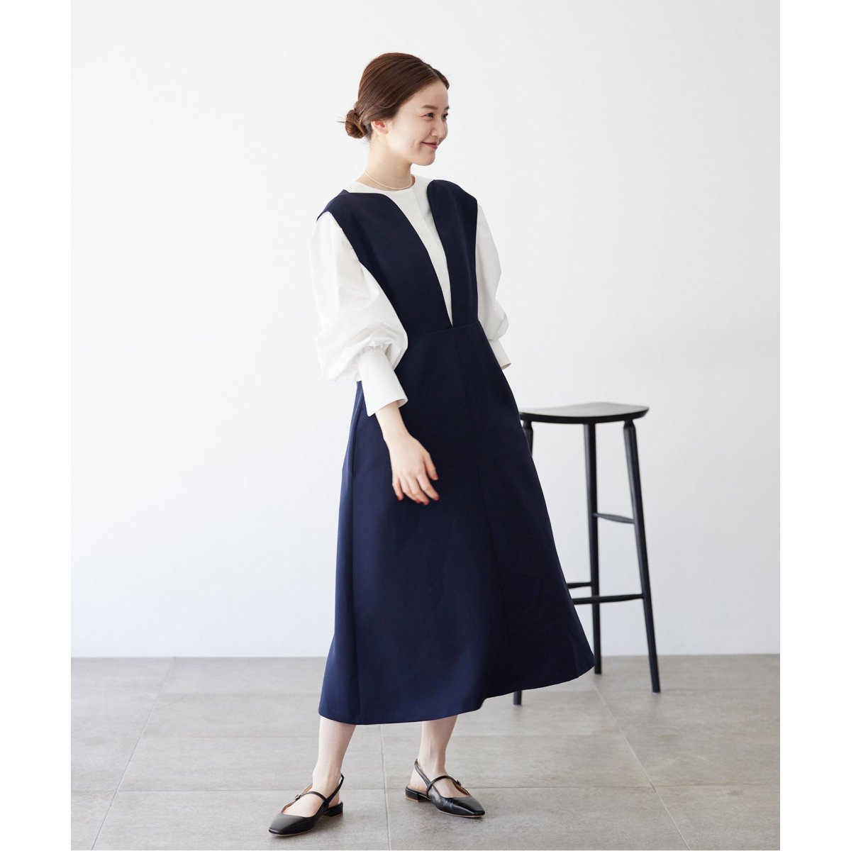 FABIO RUSCONI/ファビオルスコーニ】バックストラップ フラット