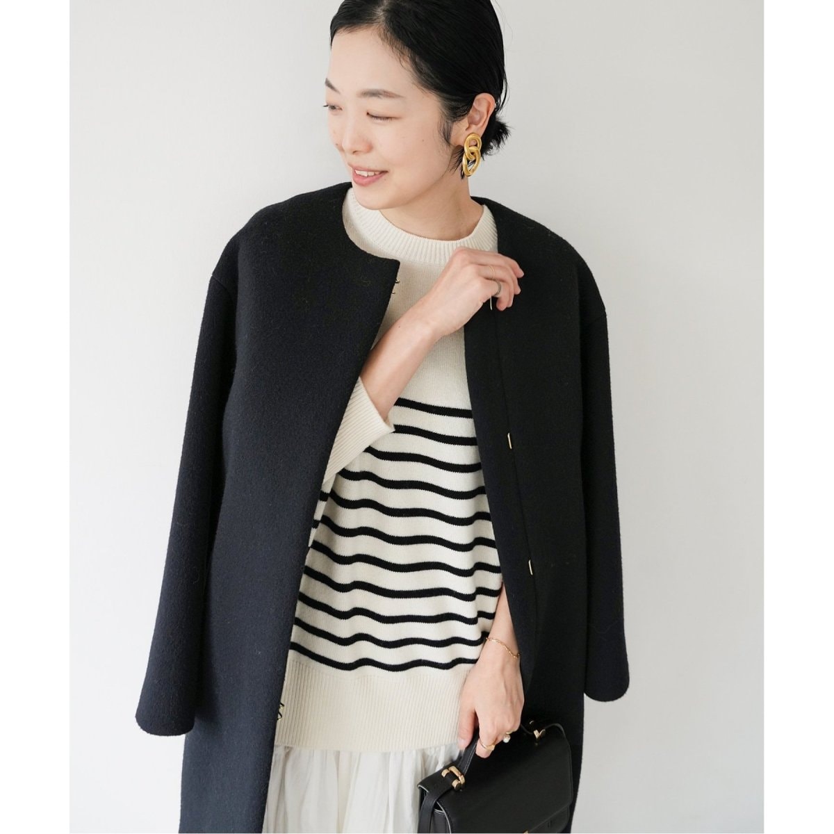 追加》ラムウールノーカラーコート | イエナ(IENA) | マルイウェブチャネル