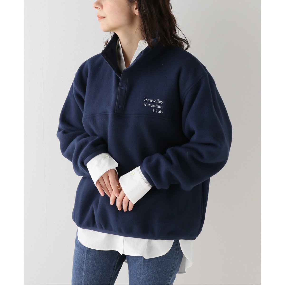 Seavalley Mountain Club フリース プルオーバー SEA SEA “SEAVALLEY MOUNTAIN CLUB” フリースプルオーバー