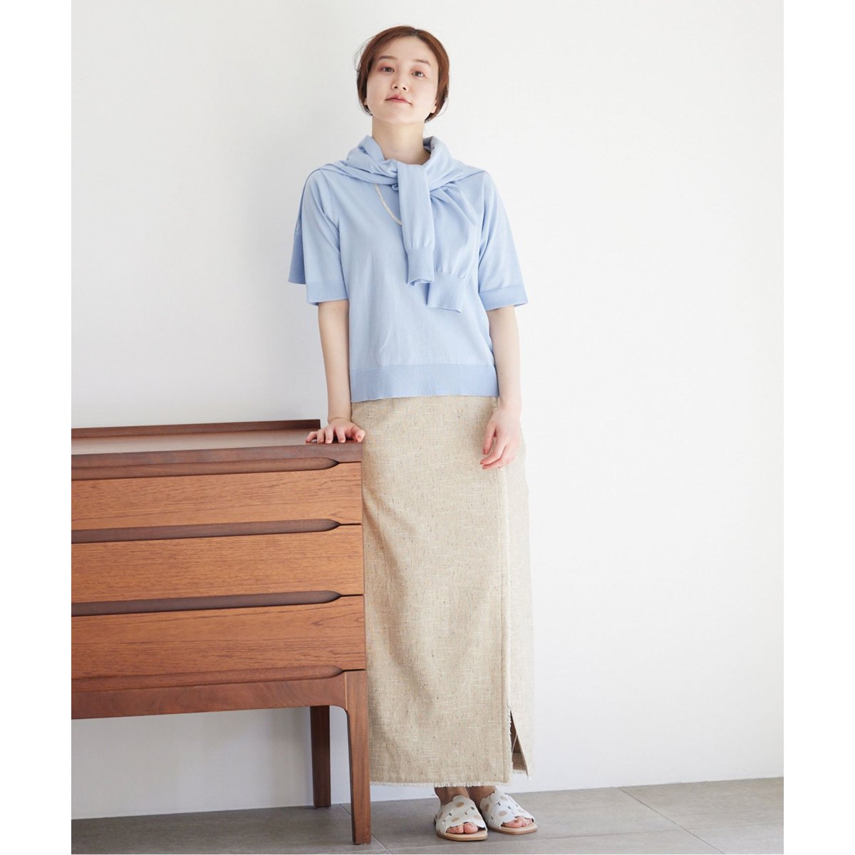 IENA Eコットンアンサンブル　未使用 【6月末で削除します】 IENA Eコットンアンサンブル 未使用 【6月末で削除します】 - メルカリ