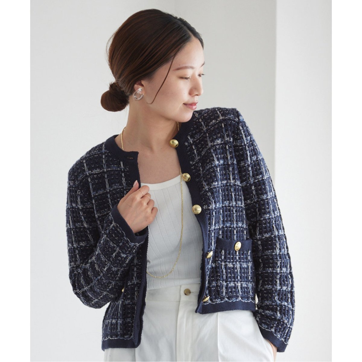 【新品】TORRZZO DONNA　ツイード　IENA　SHIPS　ノーリーズ 新品】TORRZZO DONNA ツイード IENA SHIPS ノーリーズ