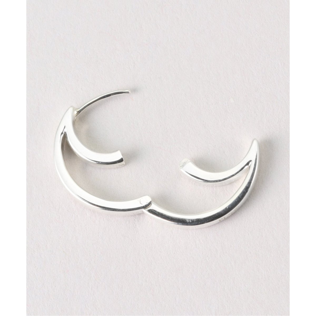 PLOW/プラウ】HUG MOON フープピアス S(両耳) | イエナ(IENA) | マルイ