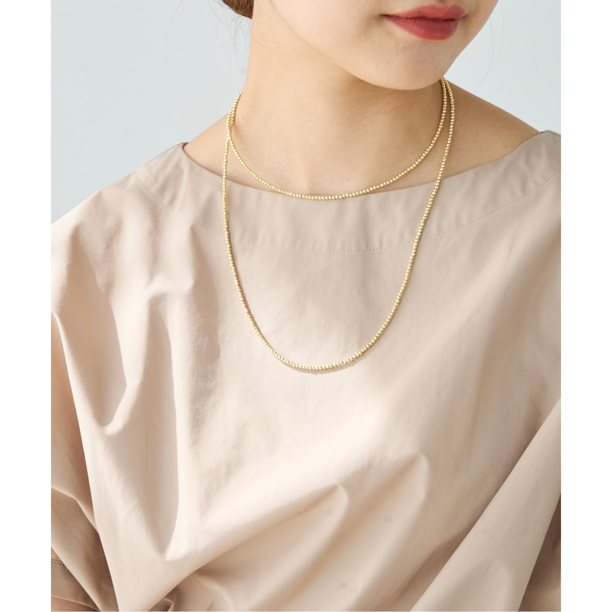 les bonbon/ル ボンボン】k10 ロングネックレス