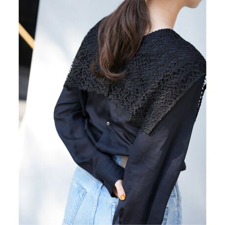 レースカラーブラウス | イエナ(IENA) | マルイウェブチャネル 