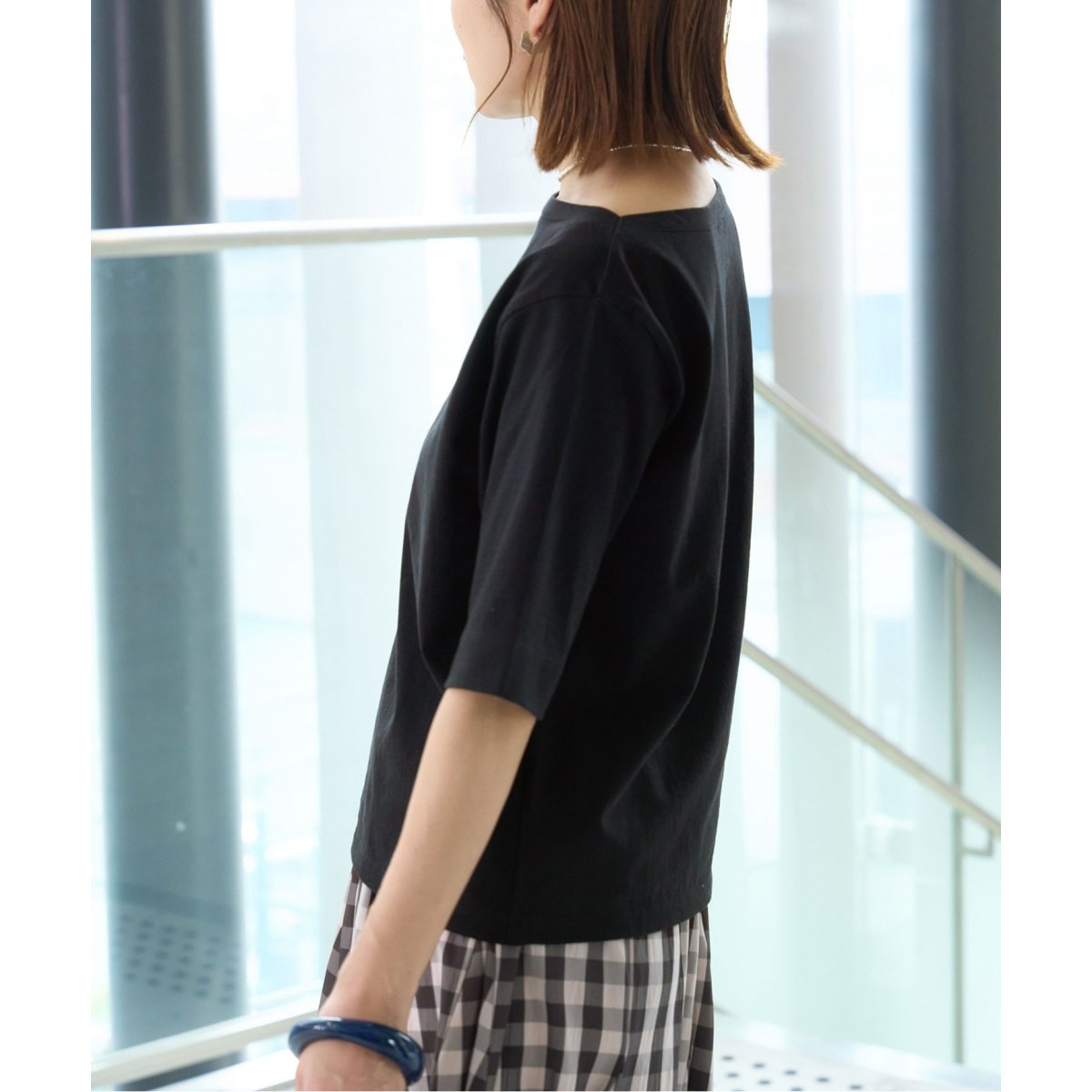ボートネックハーフスリーブTシャツ | イエナ(IENA) | マルイウェブ