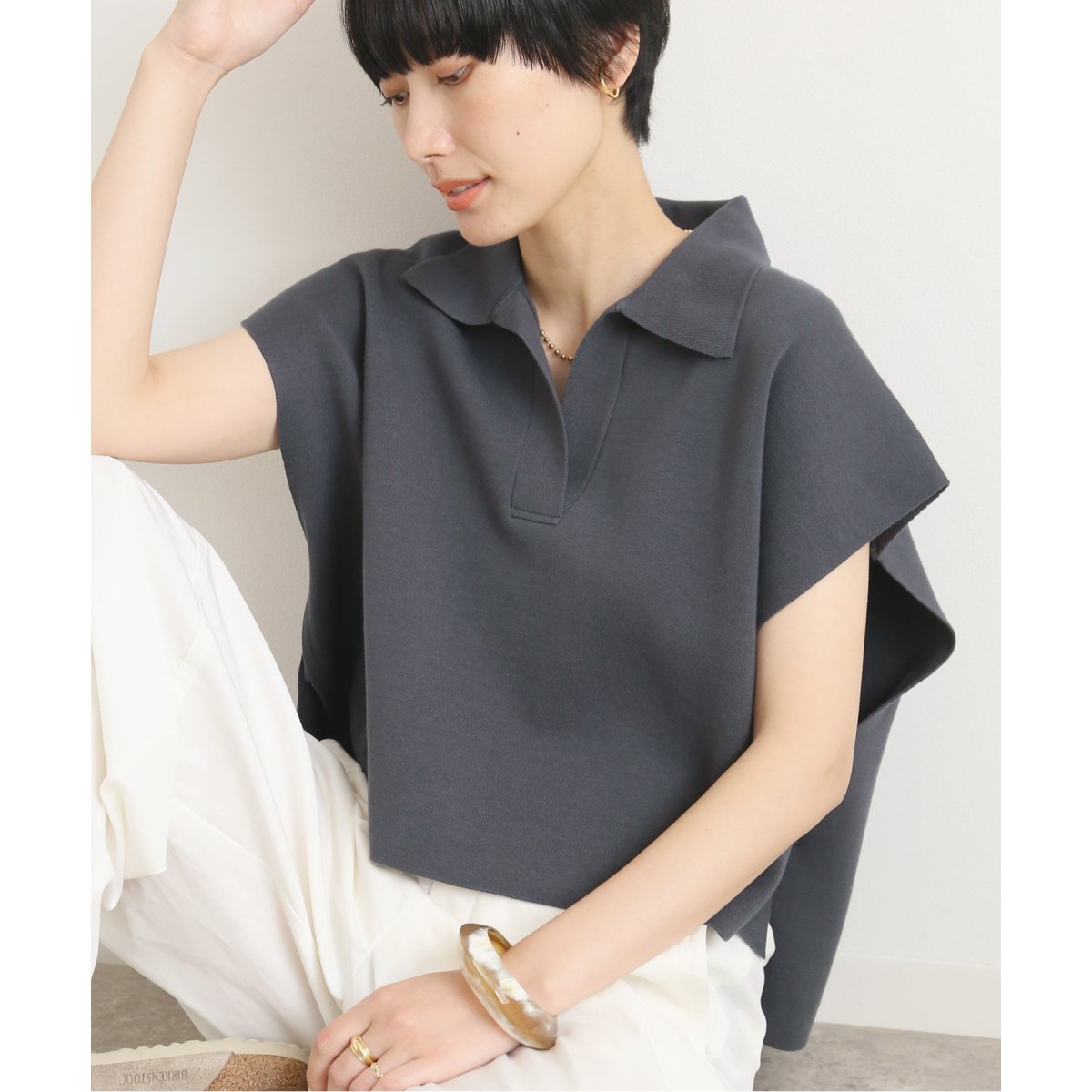 ドライコットン スキッパーベスト | イエナ(IENA) | マルイウェブチャネル