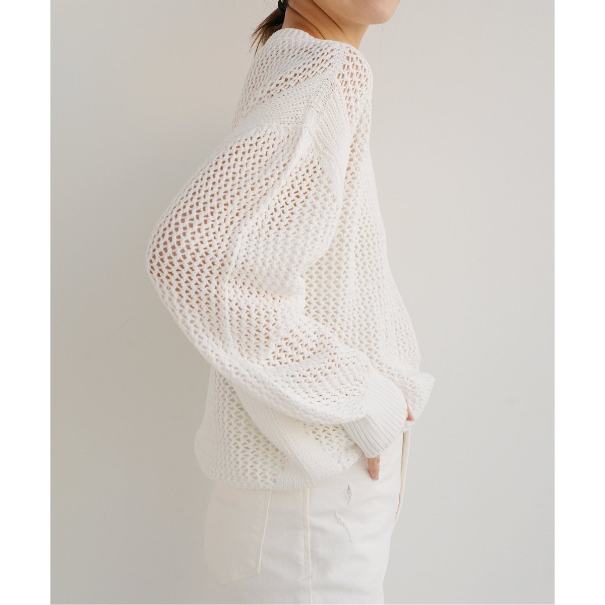 ESLOW/エスロー】MESH SWEATER メッシュ ニット | イエナ(IENA