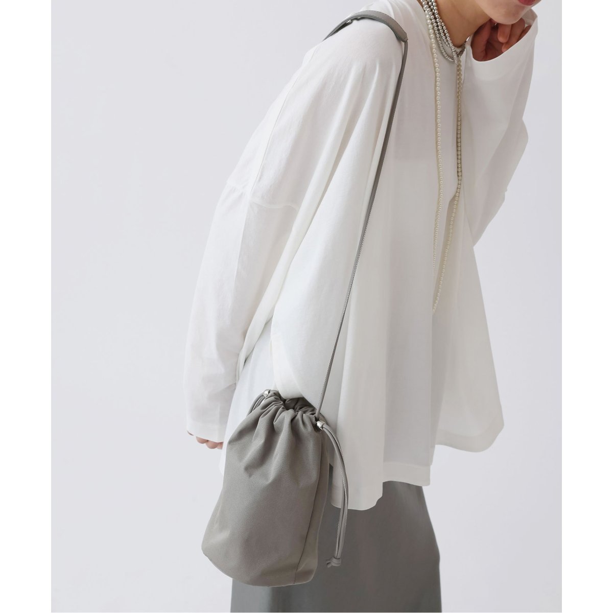 IENA イエナ ESLOW*IENA mini BAG グレーA 新品未使用 ESLOW*IENA mini BAG | イエナ(IENA) | マルイウェブチャネル