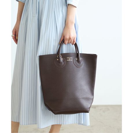 YOUNG&OLSEN/ヤングアンドオルセン】EMBOSSED LEATHER HAVERSACK 