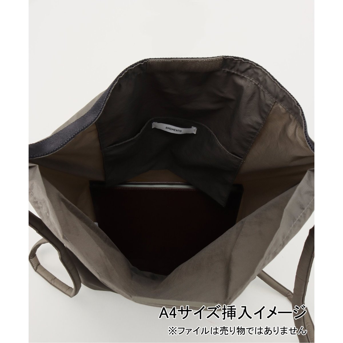 AMOMENTO/アモーメント】SHEER RIPSTOP DRAWSTRING バックパック