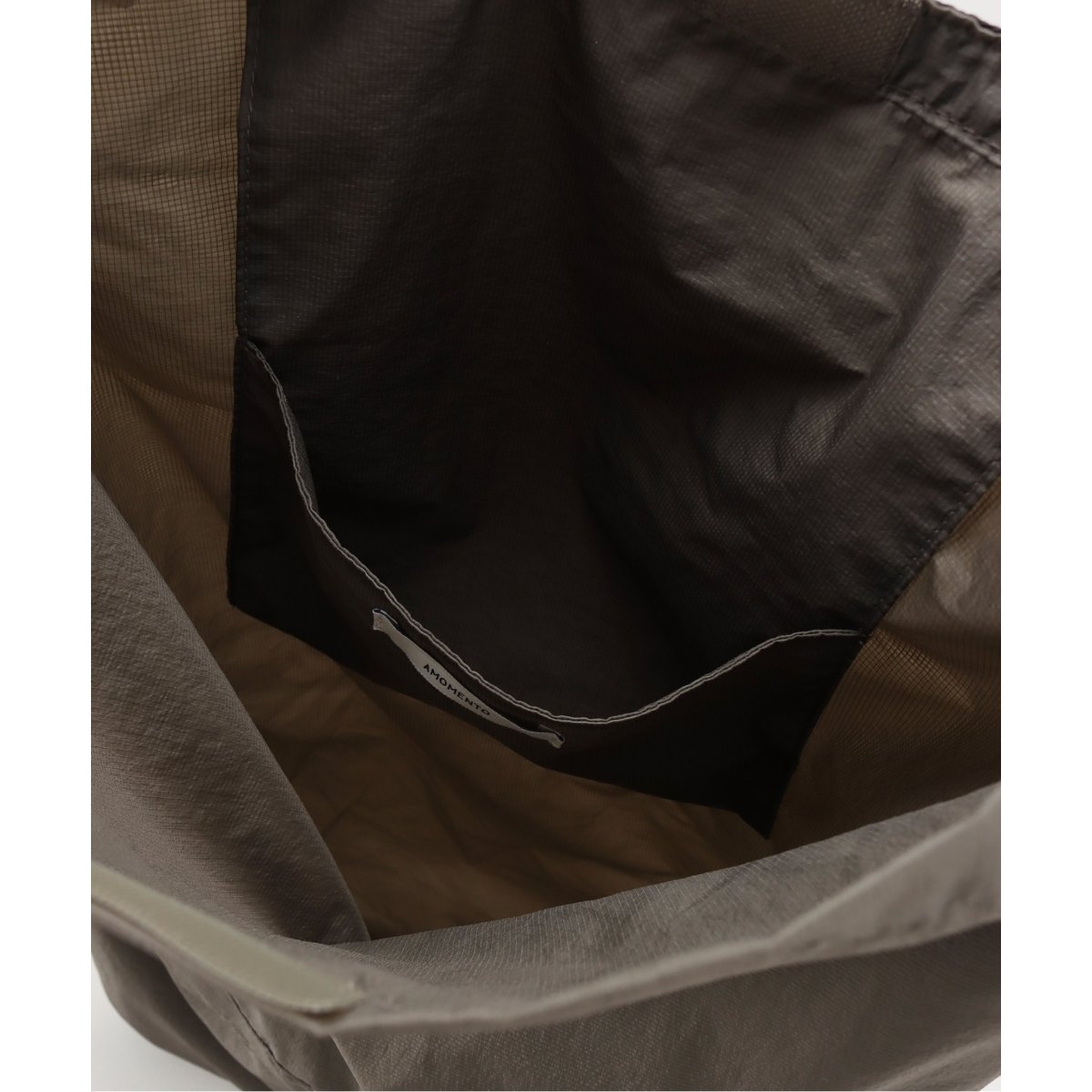 AMOMENTO/アモーメント】SHEER RIPSTOP DRAWSTRING バックパック