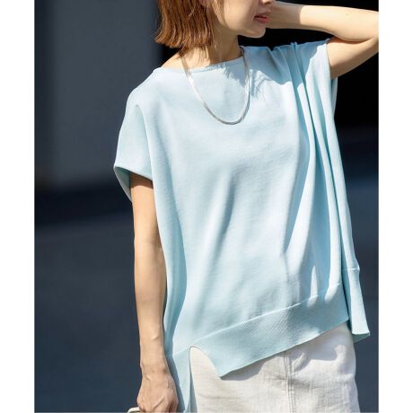 コットンストレッチNEOワイドクループルオーバー | イエナ(IENA  