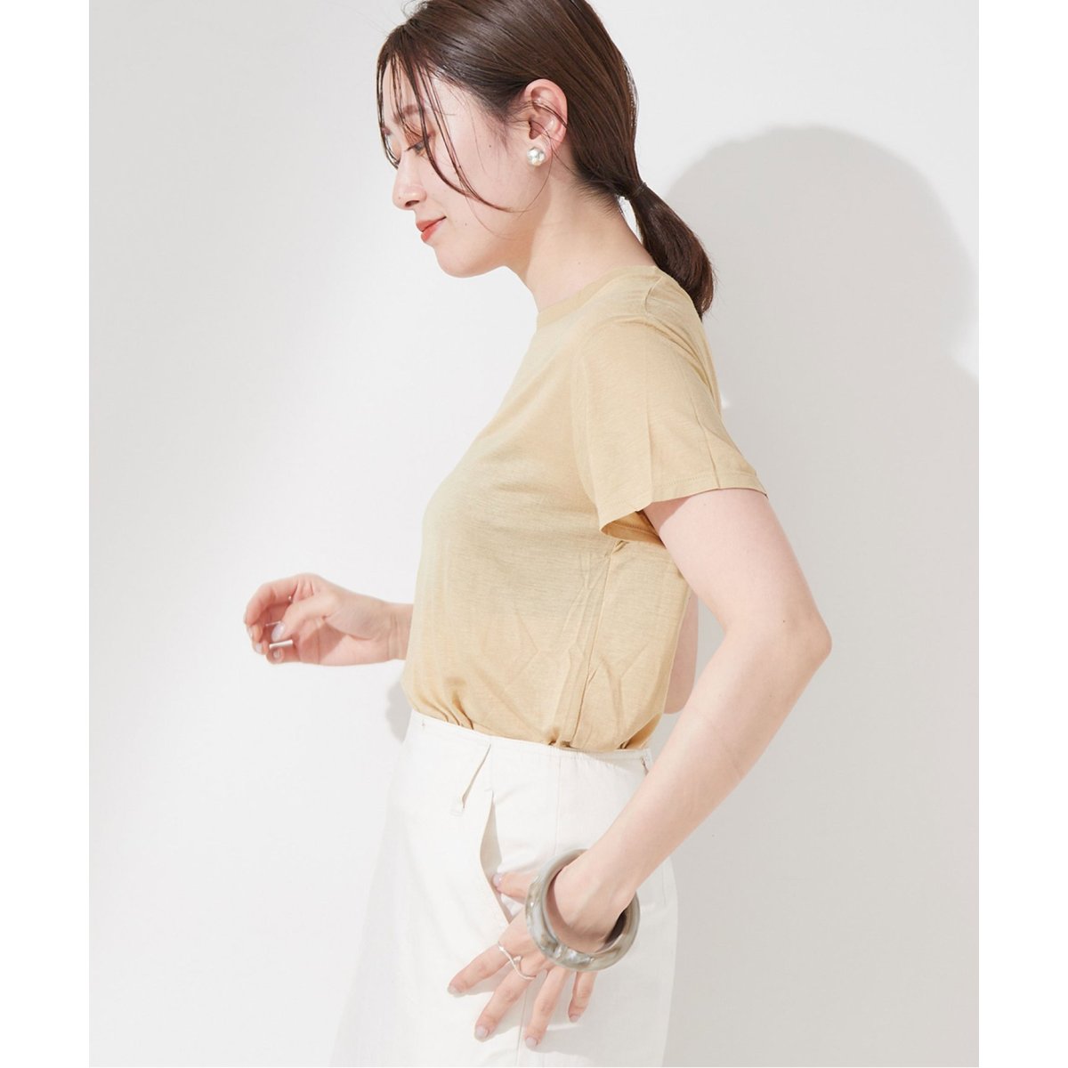 BASERANGE/ベースレンジ】 BAMBOO Tシャツ | イエナ(IENA) | マルイ
