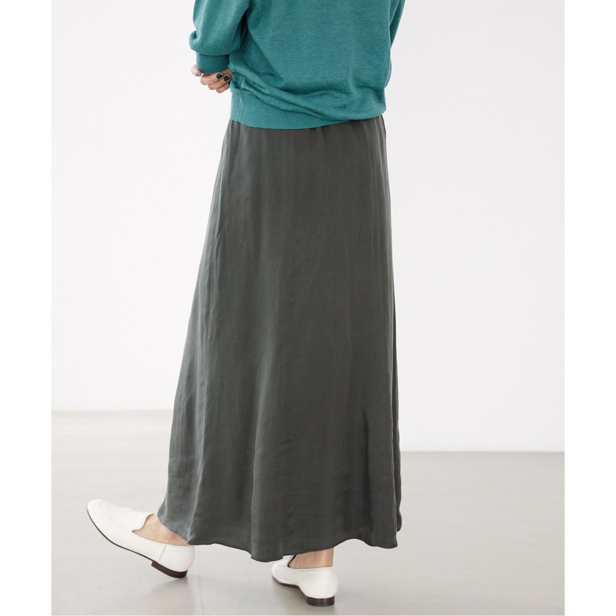 人気ブランド IENA キュプラツイルパネルスカート - スカート