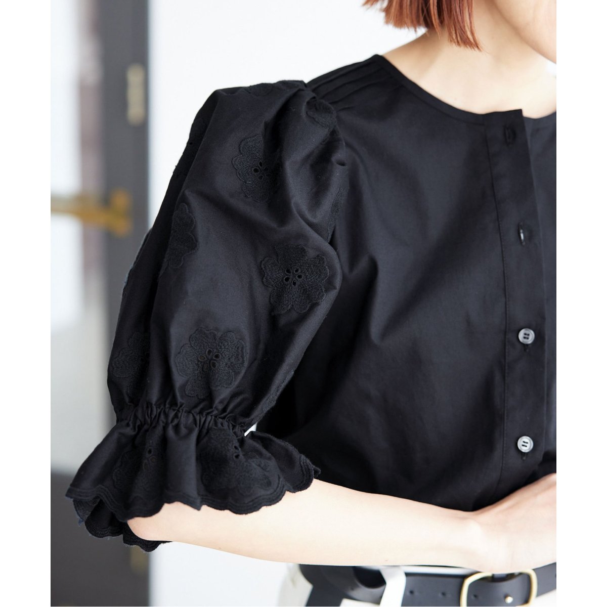 美品 Laula ラウラ * レース 長袖 ブラウス シャツ 白 FREE / アンティーク Laula - ラウラ 美品 シルクブラウス laula レース チュールチュニック