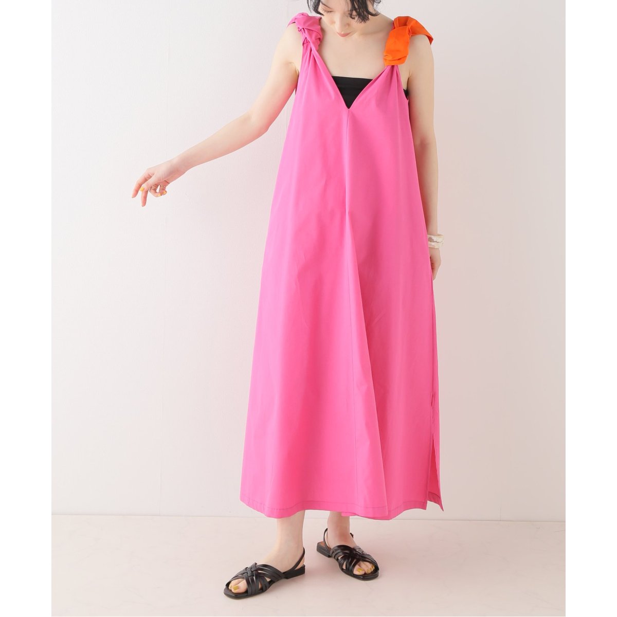 HOFMANN ホフマン イエナELAINE DRESS Iena Hofmann Elaine Dress Embroidered Frills Sz S/US 4 Good