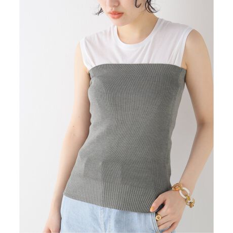 INSCRIRE/アンスクリア】Silk Mix Tube Top チューブトップ | イエナ 