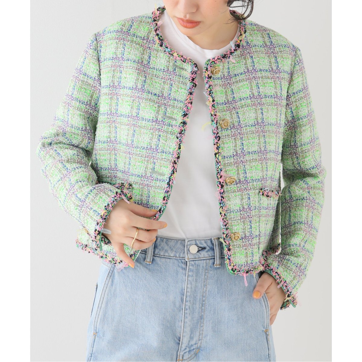 leur logette/ルールロジェット】ツイードジャケット | イエナ(IENA