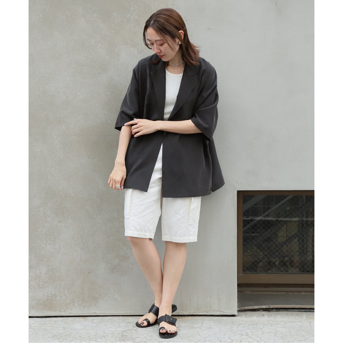 LIEN シルククロップドスリーブジャケット | イエナ(IENA) | マルイ